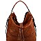 Tassel Accent Braided Hobo MH-AS0001