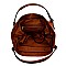 LARGE BRAIDED TASSEL TOTE