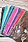 Pack of (12 pieces) Silky Sold Scarves with Tassels
