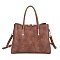 Multicompartment Compartment Satchel Handbag