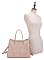 Multicompartment Compartment Satchel Handbag