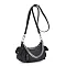 Multi Pocket Chain Accent Shoulder/ Crossbody