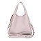 Triple compartment Satchel - Bucket - Shoulder bag