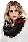 PACK OF 12 CHIC ASSORTED COLOR PLAID PATTERN INFINITY SCARVES