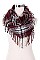 Stylish Plaid Pattern Infinity Scarves