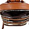 FAUX LEATHER MULTI COMPARTMENT BACKPACK