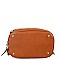 FAUX LEATHER MULTI COMPARTMENT BACKPACK