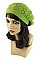 Pack of 12 (pieces) Assorted Beret Beanie Hat FM-AT162