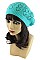 Pack of 12 (pieces) Assorted Beret Beanie Hat FM-AT162