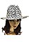 Animal Print - LEOPARD Fedora Hat for Women