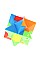 PACK OF 12 MULTI COLOR Assorted Shape Fidget Toy