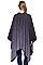 Elegant style Multi Tone Fashion Poncho/Vest FM-AV177
