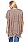 Fashionable Fringe Poncho with Button on the Side FM-AV207