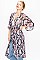 Stylish Print Long Light Topper Kimono