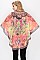 Retro Printing Topper Kimono COVER UP