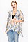Tropical Print Light Topper Kimono