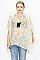 Tropical Print Light Topper Kimono