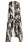 Animal Print Long Light Topper Kimono