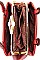 DESIGNER CHIC PEARL CLOSER SATCHEL WITH LONG STRAP