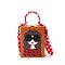 3D Lady Face Box Shaped Handbag With Scarf