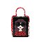 3D Lady Face Box Shaped Handbag With Scarf