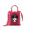Novelty Unique 3D Lady Face Box Shaped Handbag,