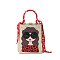 3D Lady Face Box Shaped Handbag With Scarf