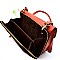 B0143-LP Brass-tone Hardware Vintage Look Messenger