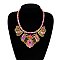 2in1 Ethnic Beaded Necklace-Earring Set