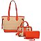 Straw 3-in-1 Shopper Set