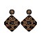 BEADED DROP POST EARRING