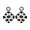 BEADED DROP POST EARRING
