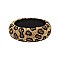 ANIMAL PRINT BEADED BANGLE