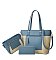 Fashion 3-in-1 Staw Shopper Set