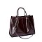 Smooth Genuine Leather Satchel - Shoulder Bag