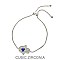 PAVE HAMSA CZ SLIDER BRACELET