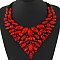 Crystal Rhinestone Bib Style Necklace