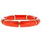 Chunky Tube Acrylic Bamboo Stackable Bracelet