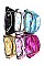 PACK OF ASSORTED COLOR HOLOGRAPHIC FANNY PACK DOUBLE ZIPPER ( 12 PCS ) FM-BA1100