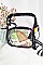 Pack of 12 Trendy  Visible Clear Crossbody Bags