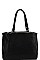 STYLISH PU LEATHER SATCHEL WITH LONG STRAP JYBAD-0003