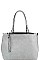 STYLISH PU LEATHER SATCHEL WITH LONG STRAP JYBAD-0003