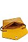 STYLISH SMOOTH PU LEATHER DESIGNER STYLISH ENVELOPE CLUTCH CROSSBODY BAG JY-BAFN-0001