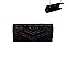 FABRIC STONE STUDDED EVENING BAG
