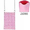 Glam Sparking Rhinestone Crossbody Cell Phone Bag