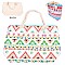 Aztec Print Canvas Rope Handle Shopper Tote