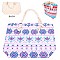 Aztec Print Canvas Rope Handle Shopper Tote