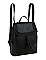 Braided Flap Tassel Accent 2 Way Backpack MH-BAL0010