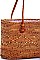 CHIC HAND MADE NATURAL WOVEN TOTE BAG