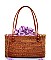 CHIC HAND MADE NATURAL WOVEN TOTE BAG